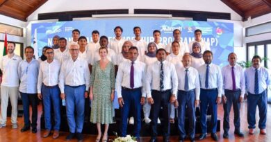 Vice President Faisal Naseem attended the inauguration ceremony of Marriot International Maldives Apprenticeship Program
